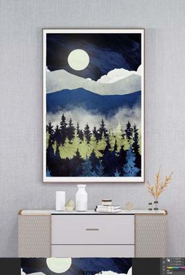 File tranh gốc File tranh hiện đại pha lê gương KF78268 (bản quyền) file PSD