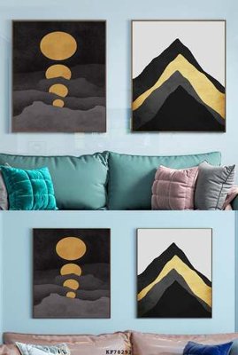 File gốc File tranh hiện đại pha lê gương KF78292 (PNG) chất lượng cao