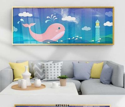 File in ấn File tranh hiện đại pha lê gương KF78314 chuyên nghiệp