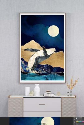 Download file gốc File tranh hiện đại pha lê gương KF78371 (dùng cho in ấn)