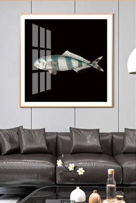 File in ấn File tranh hiện đại pha lê gương KF78379 (bản gốc) cao cấp