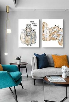 File in ấn File tranh hiện đại pha lê gương KF78406 (bản gốc) chất lượng cao