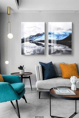 File tranh File tranh hiện đại pha lê gương KF78435 (bản gốc) in lụa 3D