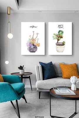 File tranh File tranh hiện đại pha lê gương KF78444 (bản gốc) treo quán cafe