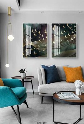 File tranh File tranh hiện đại pha lê gương KF78450 (bản gốc) in lụa dán tường