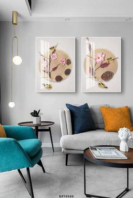 File gốc in ấn File tranh hiện đại pha lê gương KF78580 độ phân giải cao