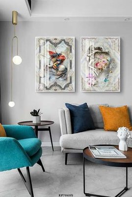 Download file File tranh hiện đại pha lê gương KF78605 (gốc) in mica cao cấp