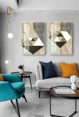 File gốc File tranh hiện đại pha lê gương KF78621 (AI/EPS) cho in ấn