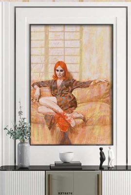 Ảnh gốc File tranh hiện đại pha lê gương KF78876 (siêu chi tiết) để in ấn