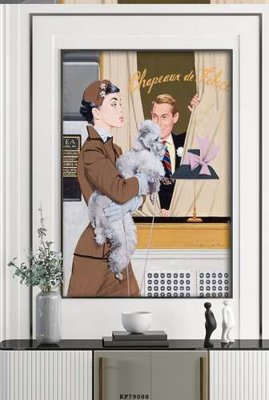 Download file gốc File tranh hiện đại pha lê gương KF79088 (in lụa) cao cấp