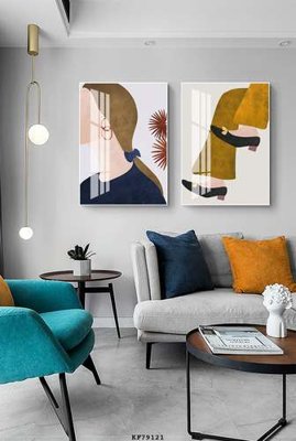 File in ấn File tranh hiện đại pha lê gương KF79121 (bản gốc) sắc nét