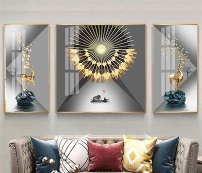 File gốc File tranh hiện đại pha lê gương KF79199 (in tráng gương) hiện đại