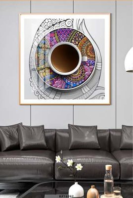 Ảnh gốc File tranh hiện đại pha lê gương KF79277 (siêu chi tiết) để in ấn