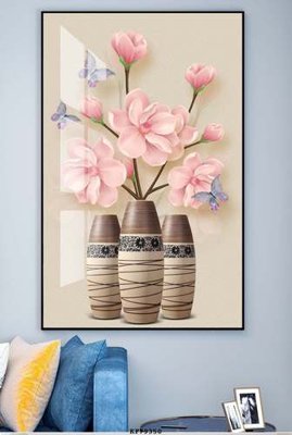 File tranh gốc File tranh hiện đại pha lê gương KF79350 (bản đẹp) độc quyền