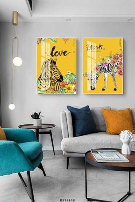 File tranh File tranh hiện đại pha lê gương KF79438 (gốc) chủ đề tĩnh vật