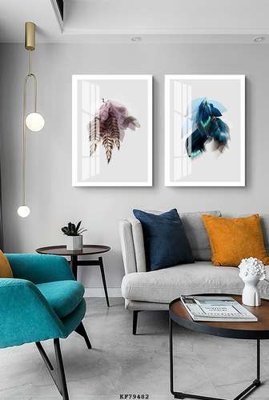 File in ấn File tranh hiện đại pha lê gương KF79482 (bản gốc) chất lượng cao