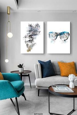 File tranh gốc File tranh hiện đại pha lê gương KF79499 (sắc nét từng chi tiết)