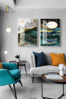 File tranh File tranh hiện đại pha lê gương KF79640 (ảnh gốc) in trần nhà