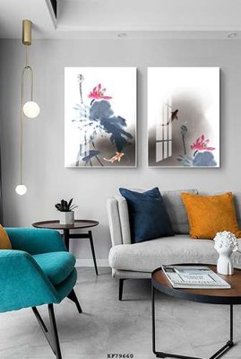 File tranh gốc File tranh hiện đại pha lê gương KF79660 (sắc nét từng chi tiết)