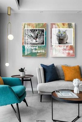 File tranh gốc PSD File tranh hiện đại pha lê gương KF79682 còn nguyên layer