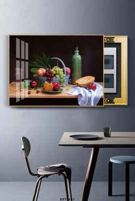 File tranh File tranh hiện đại pha lê gương KF79697 (gốc) chủ đề trừu tượng