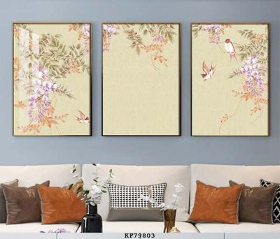 File gốc File tranh hiện đại pha lê gương KF79803 (in mica) làm quà tặng