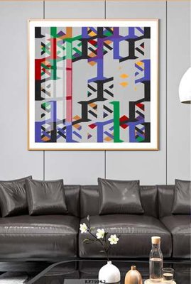 Ảnh gốc File tranh hiện đại pha lê gương KF79852 (nét căng) in mica