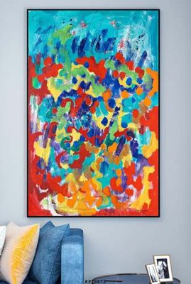 File gốc File tranh hiện đại pha lê gương KF79872 (vector) cho in ấn