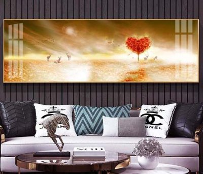 File gốc File tranh hiện đại pha lê gương KF79896 (chuẩn CMYK) cho nhà in