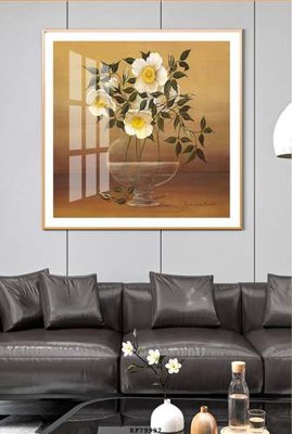 File gốc in ấn File tranh hiện đại pha lê gương KF79997 chuẩn màu CMYK