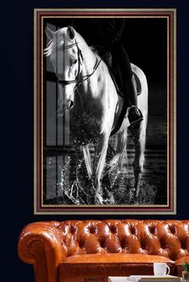 File gốc File tranh hiện đại pha lê gương KF80075 (in lụa) họa tiết 3D