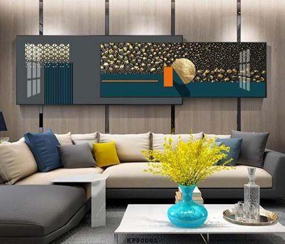 Download file gốc File tranh hiện đại pha lê gương KF80081 (in mica) trang trí