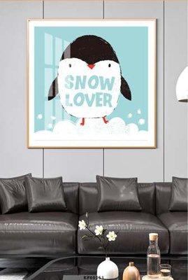 File tranh in tráng gương File tranh hiện đại pha lê gương KF80151 (siêu nét)