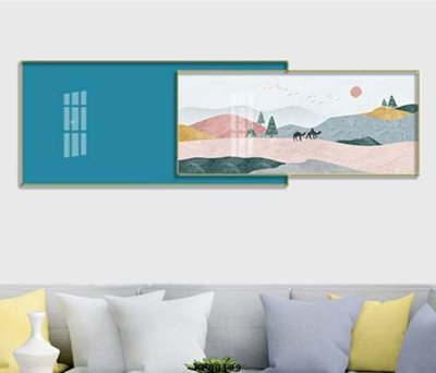 File PSD File tranh hiện đại pha lê gương KF80199 (gốc) nhiều lớp (multi-layer)