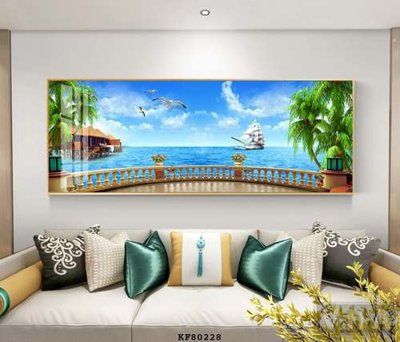 File gốc File tranh hiện đại pha lê gương KF80228 (ảnh chi tiết) để in ấn