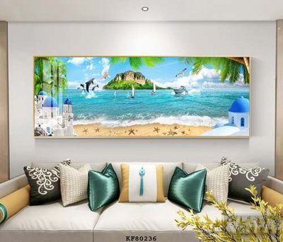 File tranh File tranh hiện đại pha lê gương KF80236 (ảnh gốc) không bị mờ