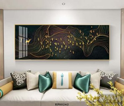 File gốc File tranh hiện đại pha lê gương KF80242 (phong cách) tối giản