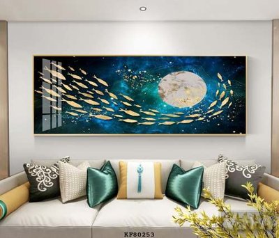 File ảnh File tranh hiện đại pha lê gương KF80253 (gốc) in quảng cáo ngoài trời