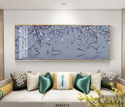 File tranh File tranh hiện đại pha lê gương KF80272 (gốc) chủ đề thành phố