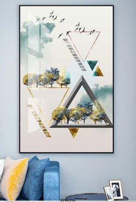 File tranh File tranh hiện đại pha lê gương KF80350 (gốc) chủ đề tĩnh vật