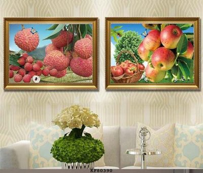 File gốc File tranh hiện đại pha lê gương KF80390 (in 3D) nghệ thuật