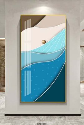 Tải file PSD File tranh hiện đại pha lê gương KF80398 (nguyên layer) để in