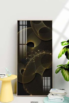 Ảnh gốc File tranh hiện đại pha lê gương KF80402 (siêu chi tiết) để in ấn