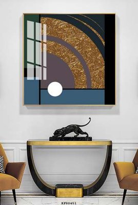 Hình ảnh file gốc in lụa File tranh hiện đại pha lê gương KF80451