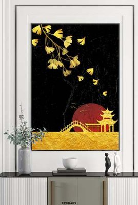 Tải file gốc File tranh hiện đại pha lê gương KF80489 (bản PSD) gốc