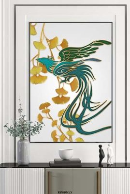 Tải file tranh gốc File tranh hiện đại pha lê gương KF80513 chất lượng cao