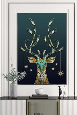 File tranh File tranh hiện đại pha lê gương KF80518 (gốc) in film