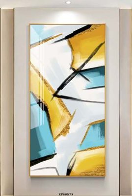 File in lụa File tranh hiện đại pha lê gương KF80573 (hoa văn) File tranh hiện đại pha lê gương KF80573