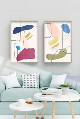 File in ấn File tranh hiện đại pha lê gương KF80581 (bản gốc) cao cấp