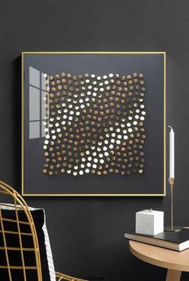 File in trần File tranh hiện đại pha lê gương KF80608 (bản gốc) mây trời